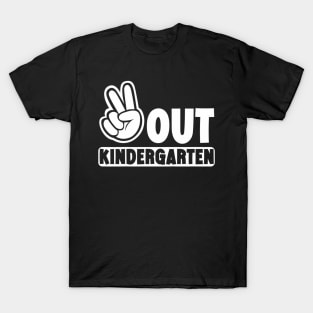 Kids Out Kindergarten Happy Graduation Day Kinder Student T-Shirt